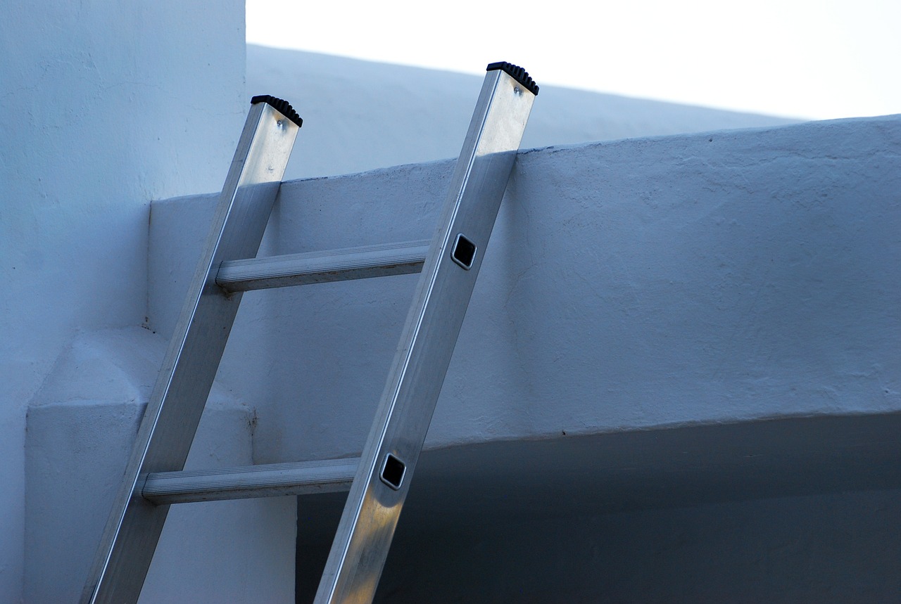 an aluminium ladder